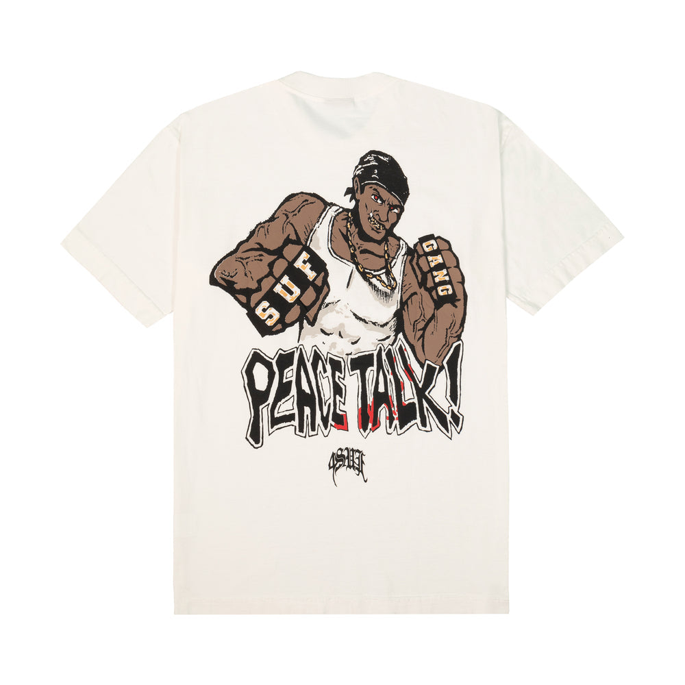 TEE SUFGANG PEACE TALK OFF WHITE