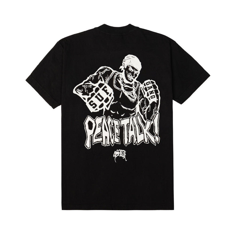 TEE SUFGANG PEACE TALK BLACK