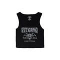 SUFGLO CROP TANK BLACK