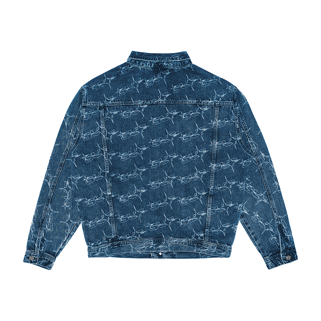 JACKET MONOGRAM SUFSTAR JEANS BLUE