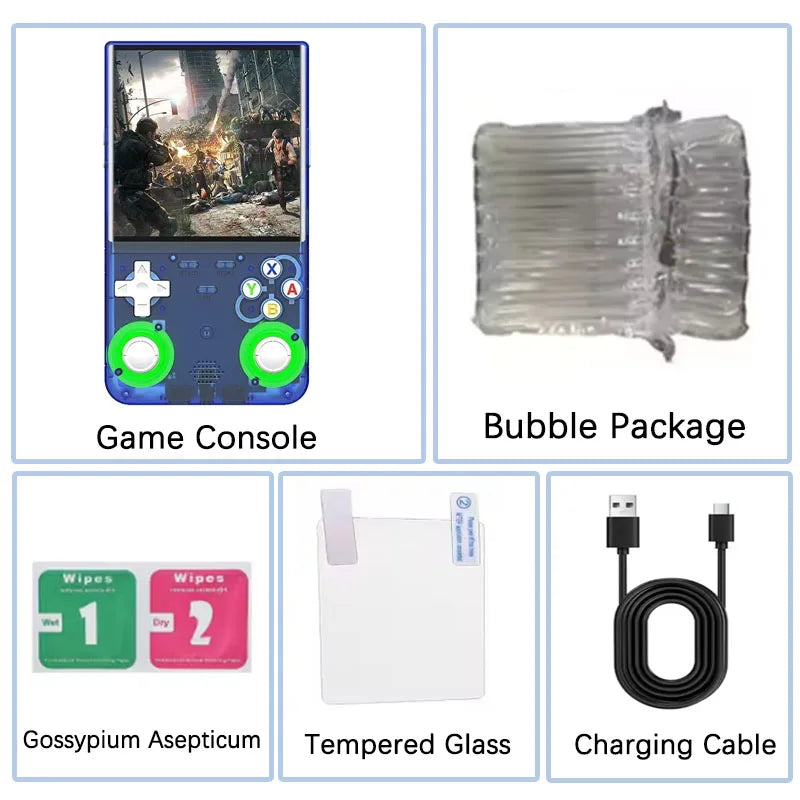 Console Portátil R36 ULTRA 2025 — Videogame Open Source com Sistema Linux, Tela IPS de 4.0", 64GB, Mais de 20.000 Jogos Retrô — Pocket Player