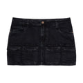 CARGO SKIRT 4SUF BLACK