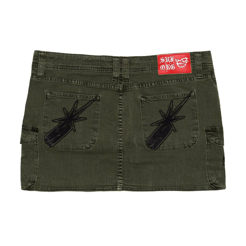 CARGO SKIRT 4SUF GREEN